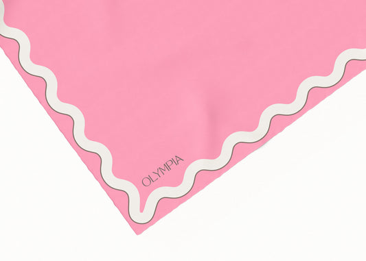 Sophie Bubblegum Scarf - 54x54cm Silk Cotton