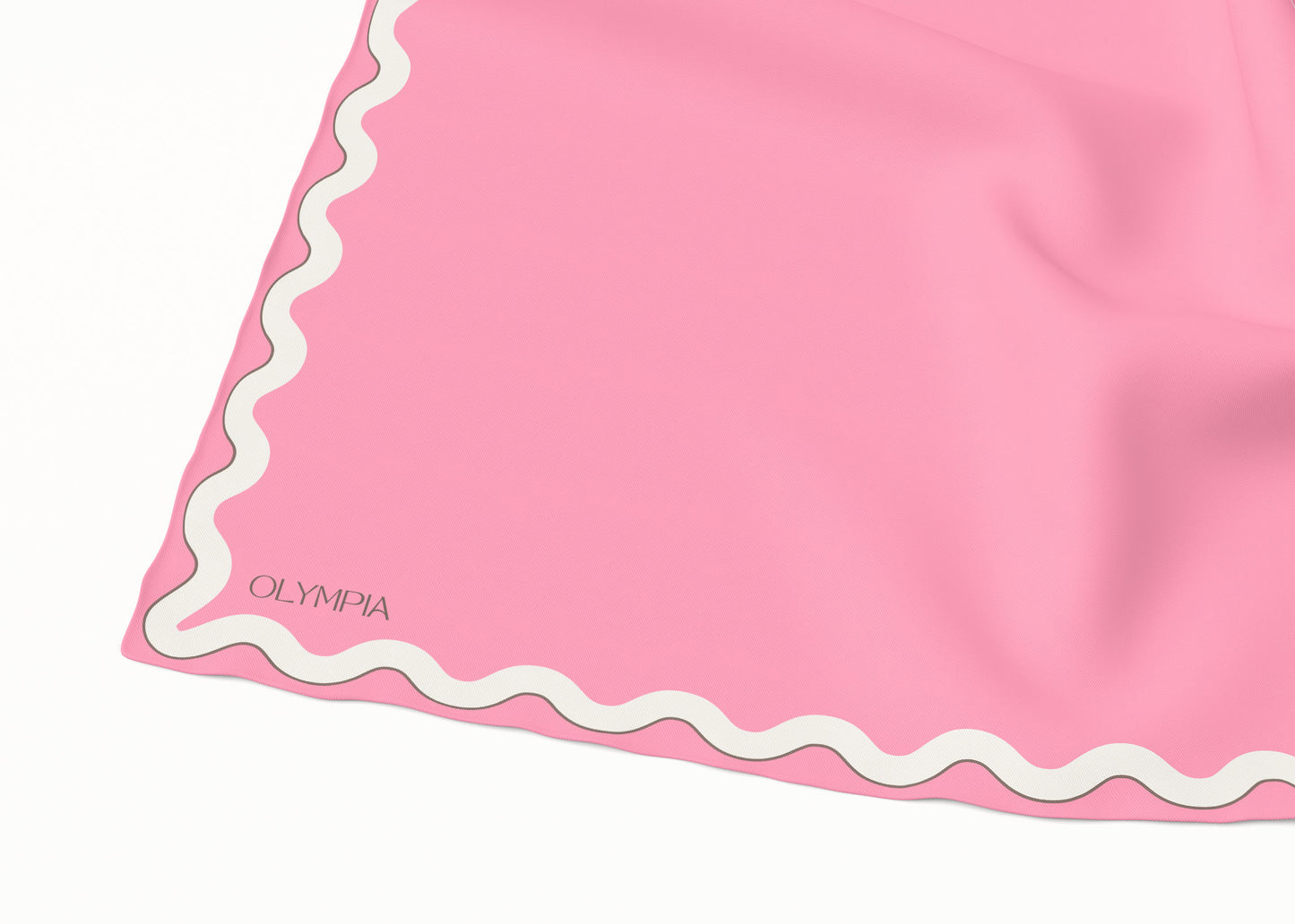 Sophie Bubblegum Silk Cotton Scarf - 54x54cm