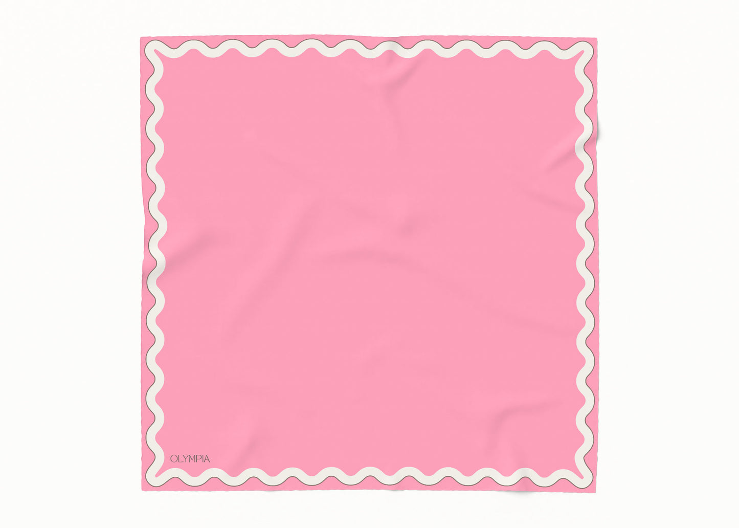 Sophie Bubblegum Silk Cotton Scarf - 54x54cm