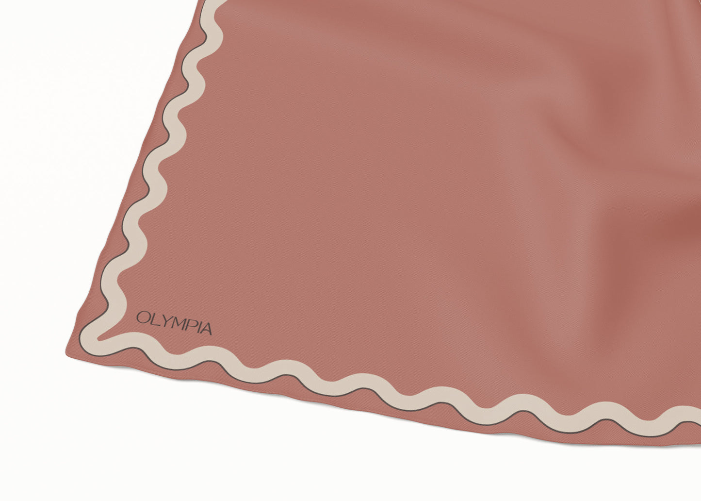 Sophie Rosewood Scarf - 54x54cm Silk Cotton