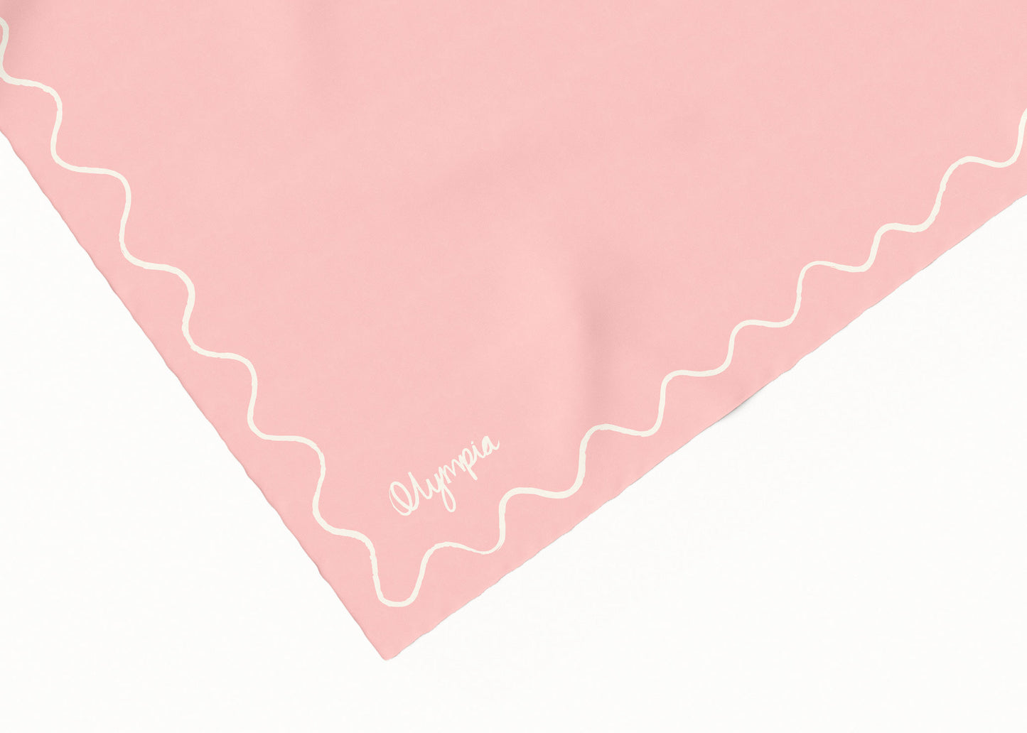Emilia Blush Glow Scarf - 54x54cm Silk Cotton