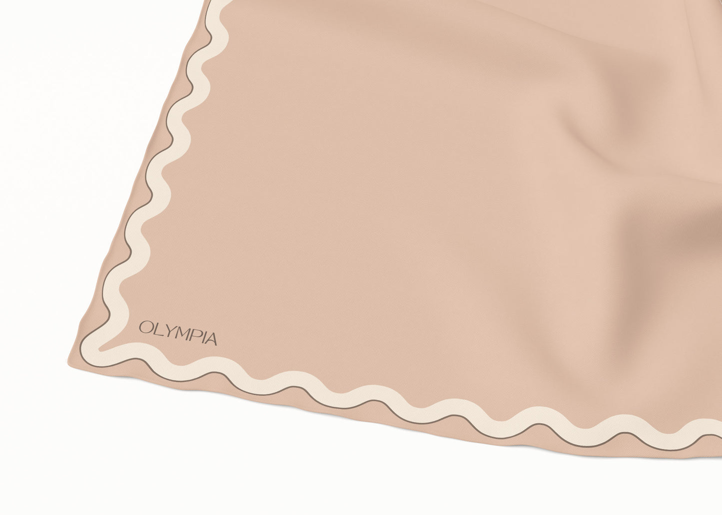 Sophie Vintage Rose Scarf - 54x54cm Silk Cotton