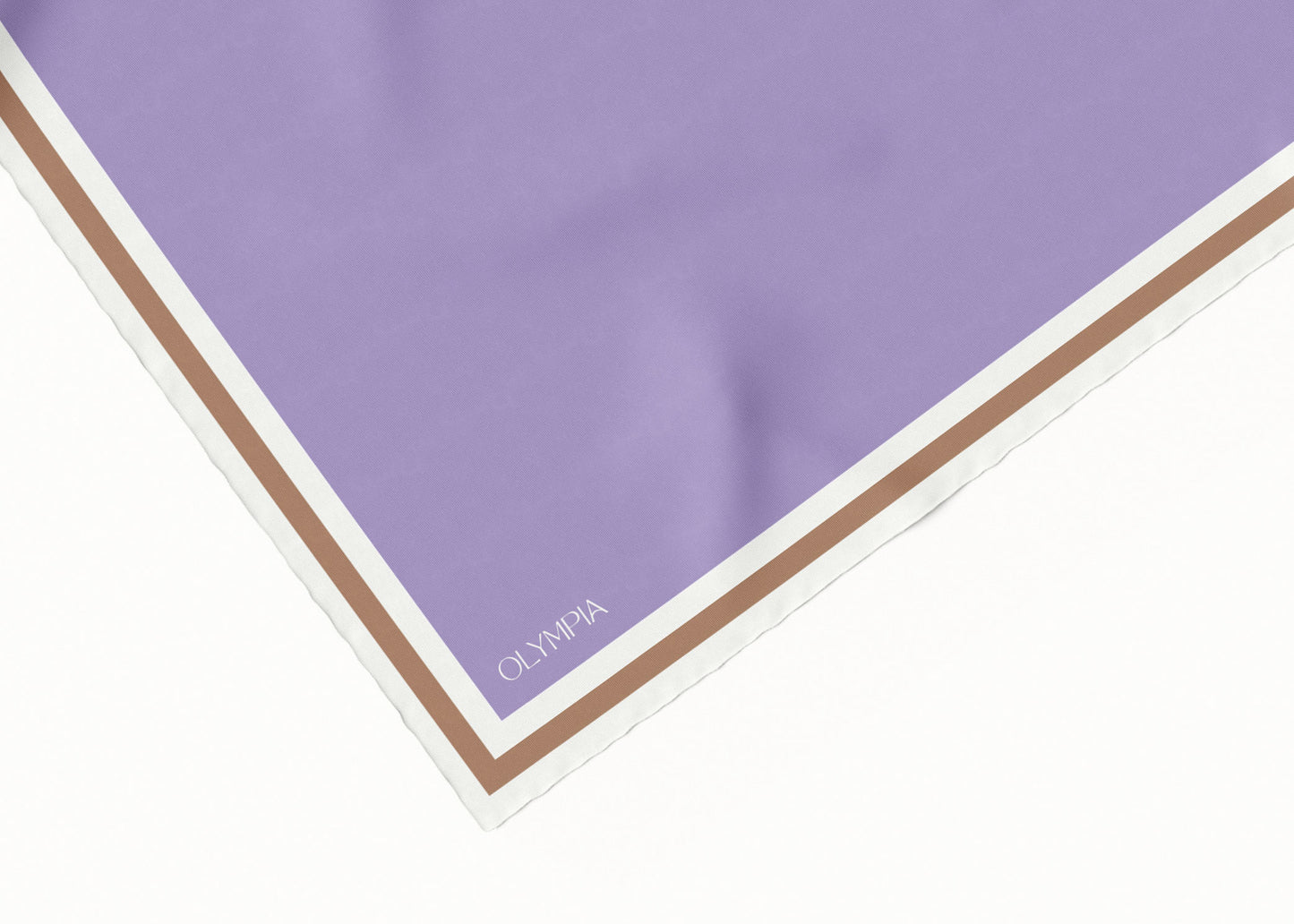 Grace Lilac/Caramel Scarf - 89x89cm Silk Twill