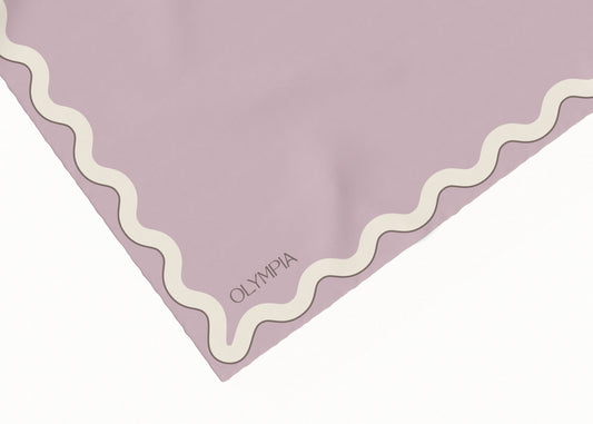 Sophie Dusky Lilac Scarf - 54x54cm Silk Cotton