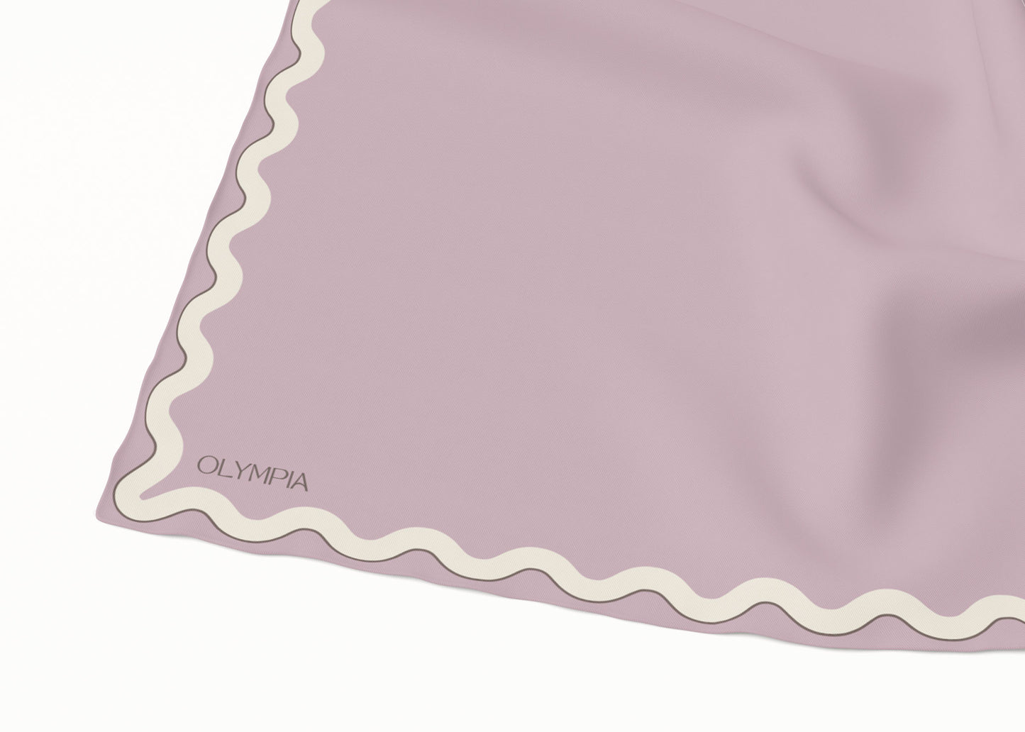 Sophie Dusky Lilac Silk Cotton Scarf - 54x54cm (NEW)