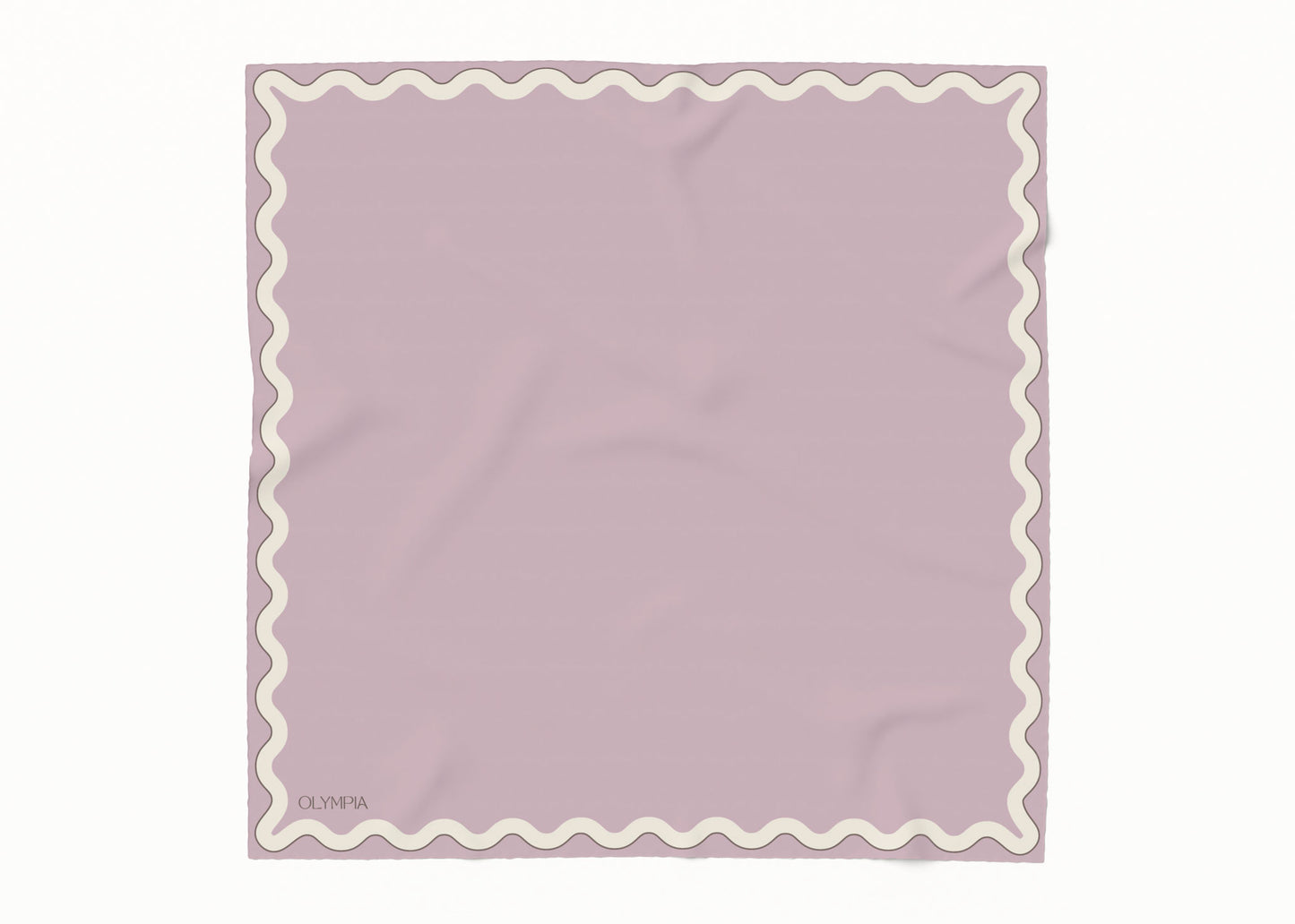 Sophie Dusky Lilac Silk Cotton Scarf - 54x54cm (NEW)
