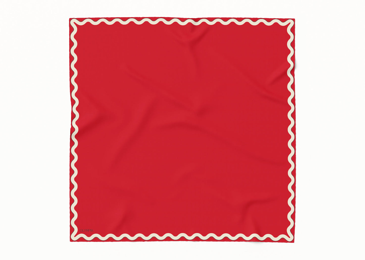Sophie Hot Tamale Scarf - 89x89cm Silk Twill