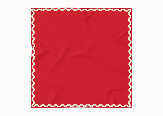Sophie Hot Tamale Scarf - 89x89cm Silk Twill - Imperfect