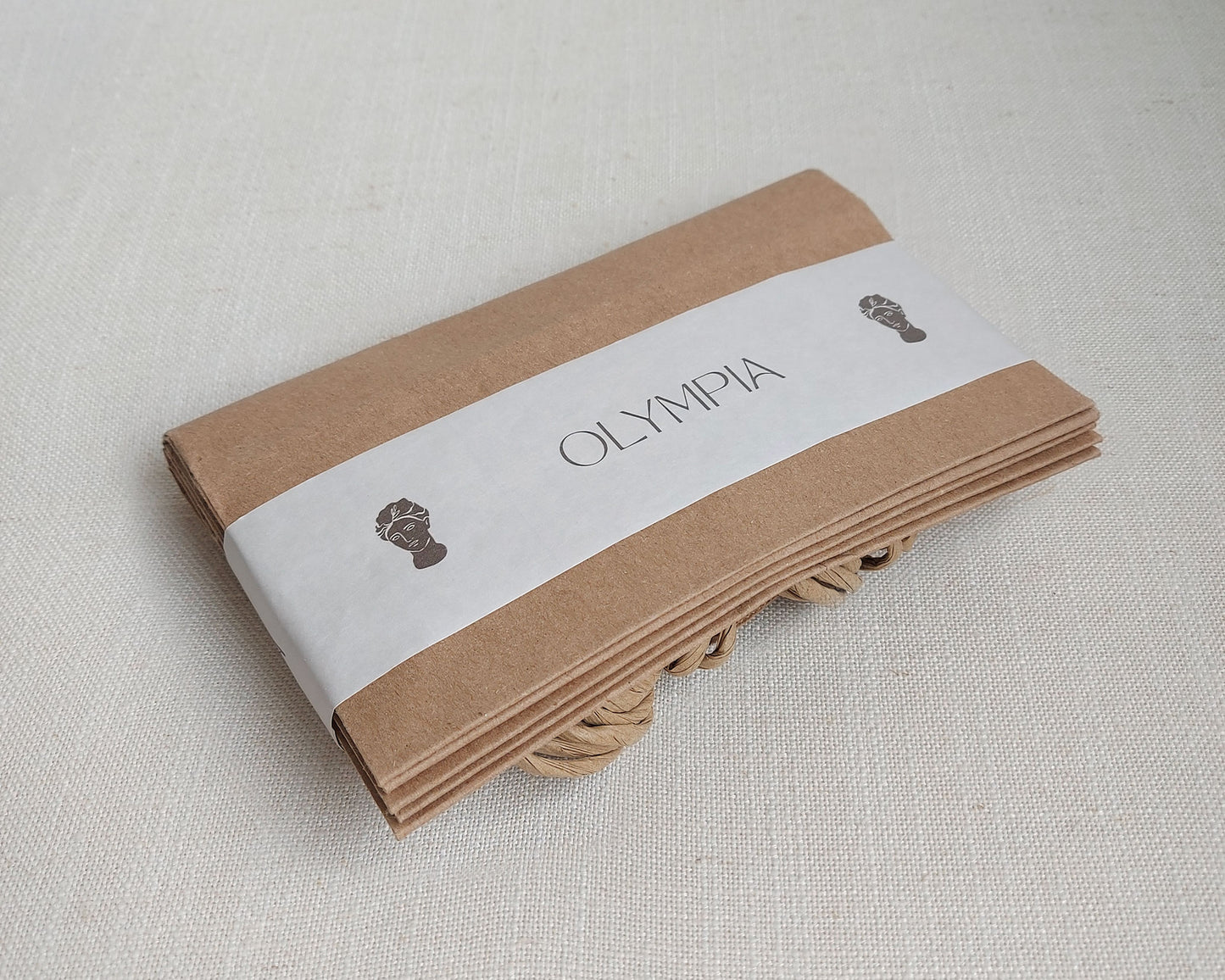 Small Gift Bags, Natural Kraft Colour - Set/5