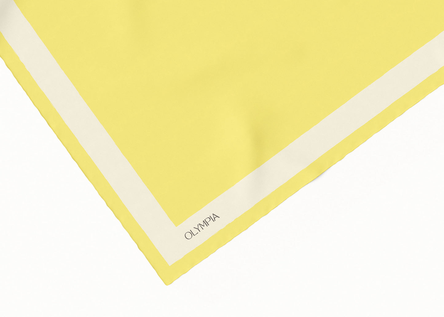 Dimity Lemonade Silk Scarf - 89x89cm