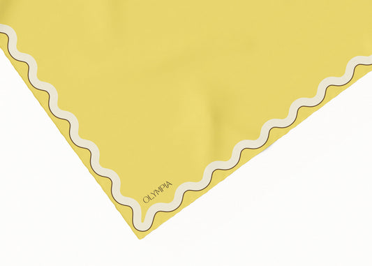 Sophie Lemon Drop Scarf - 89x89cm Silk Twill