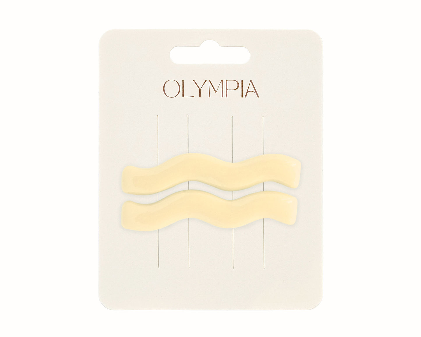 Zephyr Hair Clips - Pastel Yellow - Imperfect