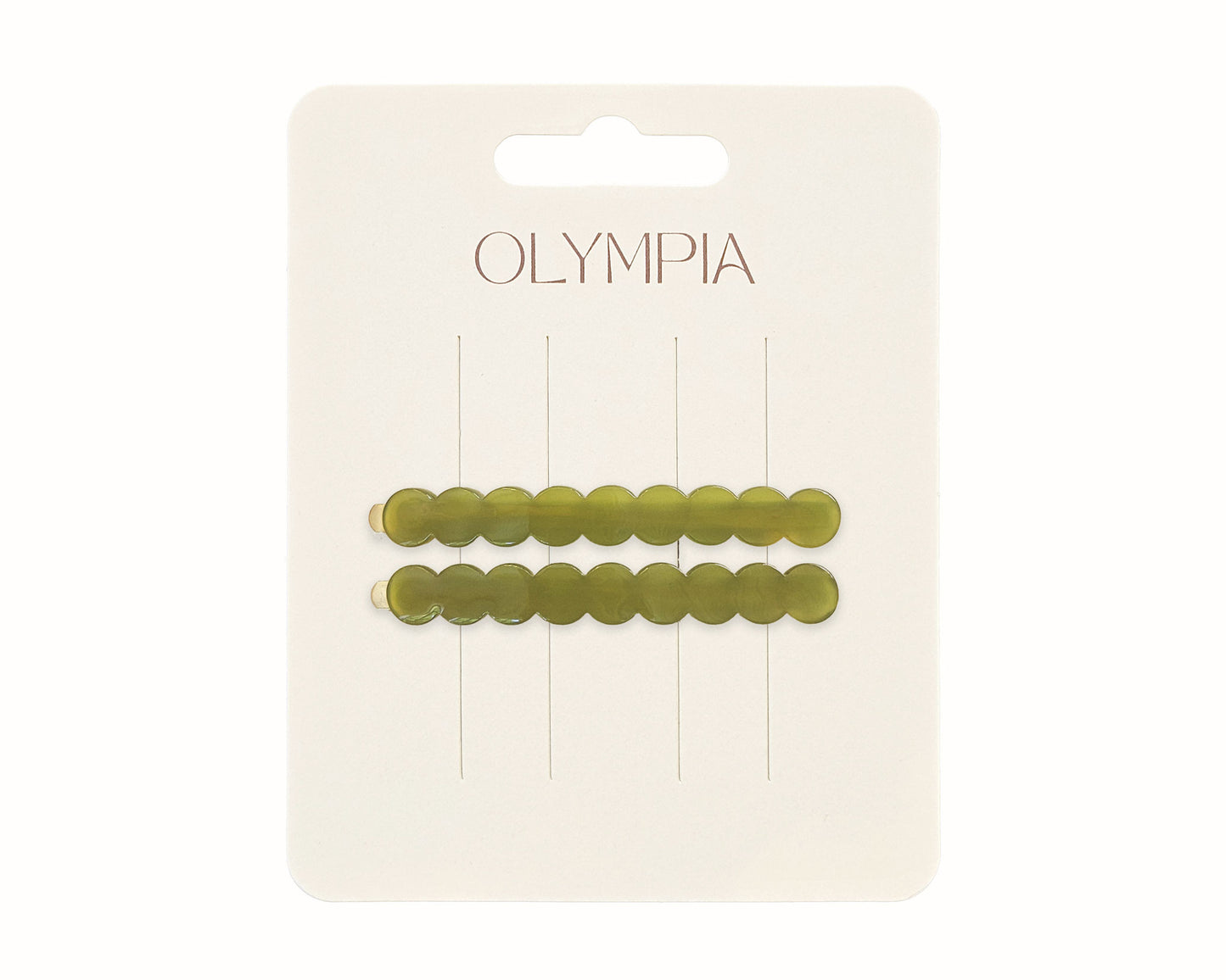 Zimi Hair Clips - Moss - Imperfect