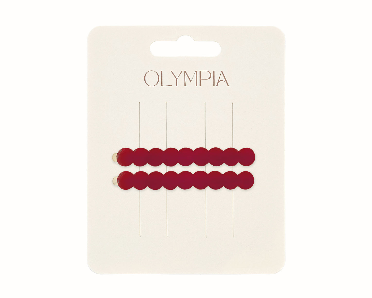 Zimi Hair Clips - Ruby
