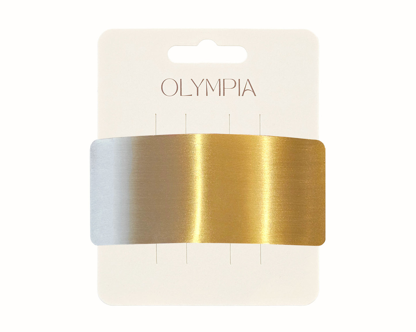 Adeline Barrette Clip - Brushed Gold