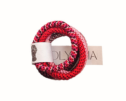 Alba Hair Ties - Pink/Red Mix