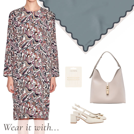 Etta Tempest Scarf - 89x89cm Silk Twill