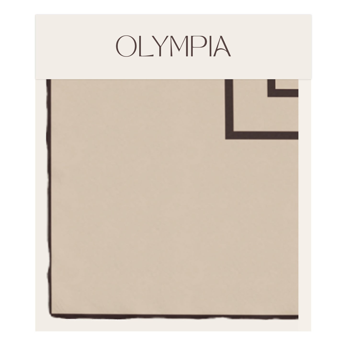 Swatch card - Chloe Midi - Vanilla Almond/Coffee Bean