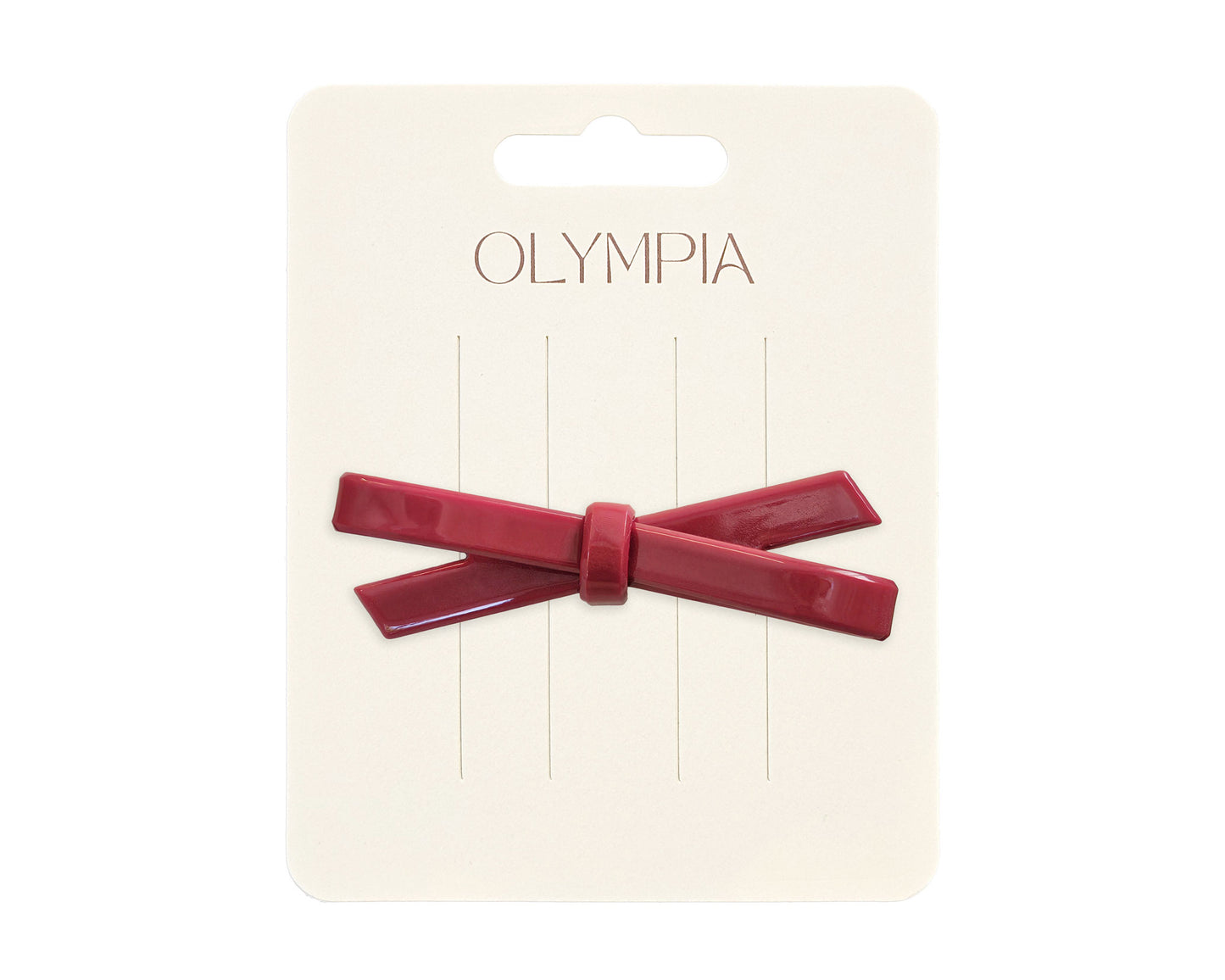 Bella Hair Clip - Ruby