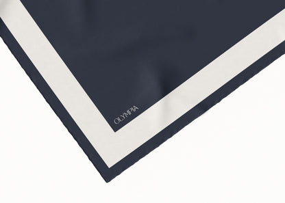 Imelda Galaxy/Coconut Milk Silk Scarf - 89x89cm - Imperfect