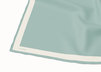 Dimity Lagoon Silk Scarf - 89x89cm