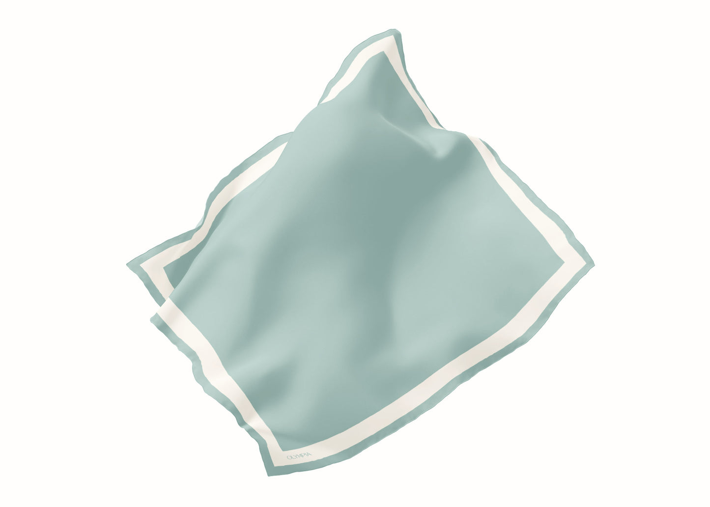 Dimity Lagoon Silk Scarf - 89x89cm