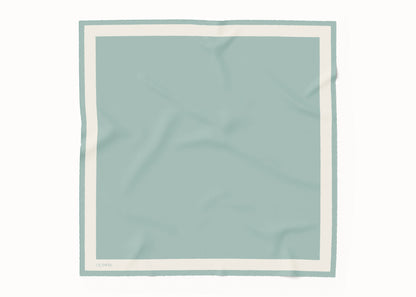 Dimity Lagoon Silk Scarf - 89x89cm