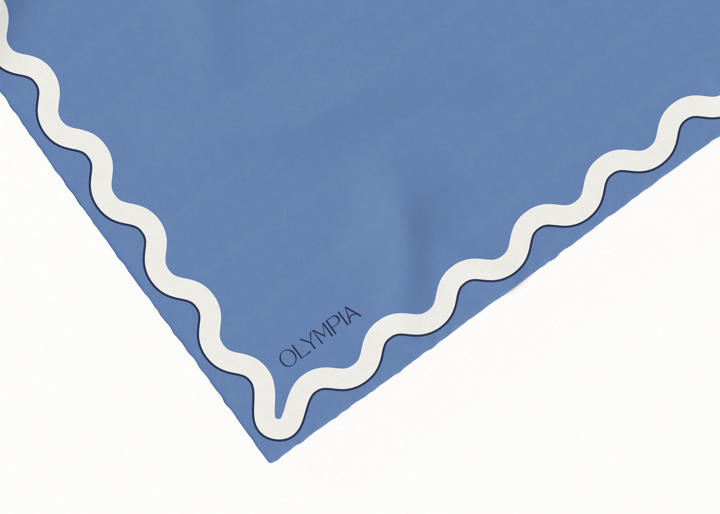 Sophie Granada Sky Silk Cotton Scarf - 54x54cm - Imperfect