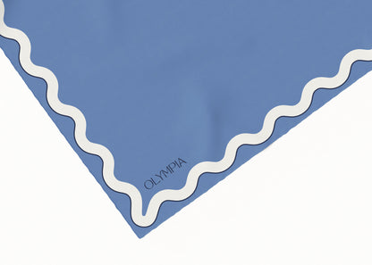 Sophie Granada Sky Silk Cotton Scarf - 54x54cm - Imperfect