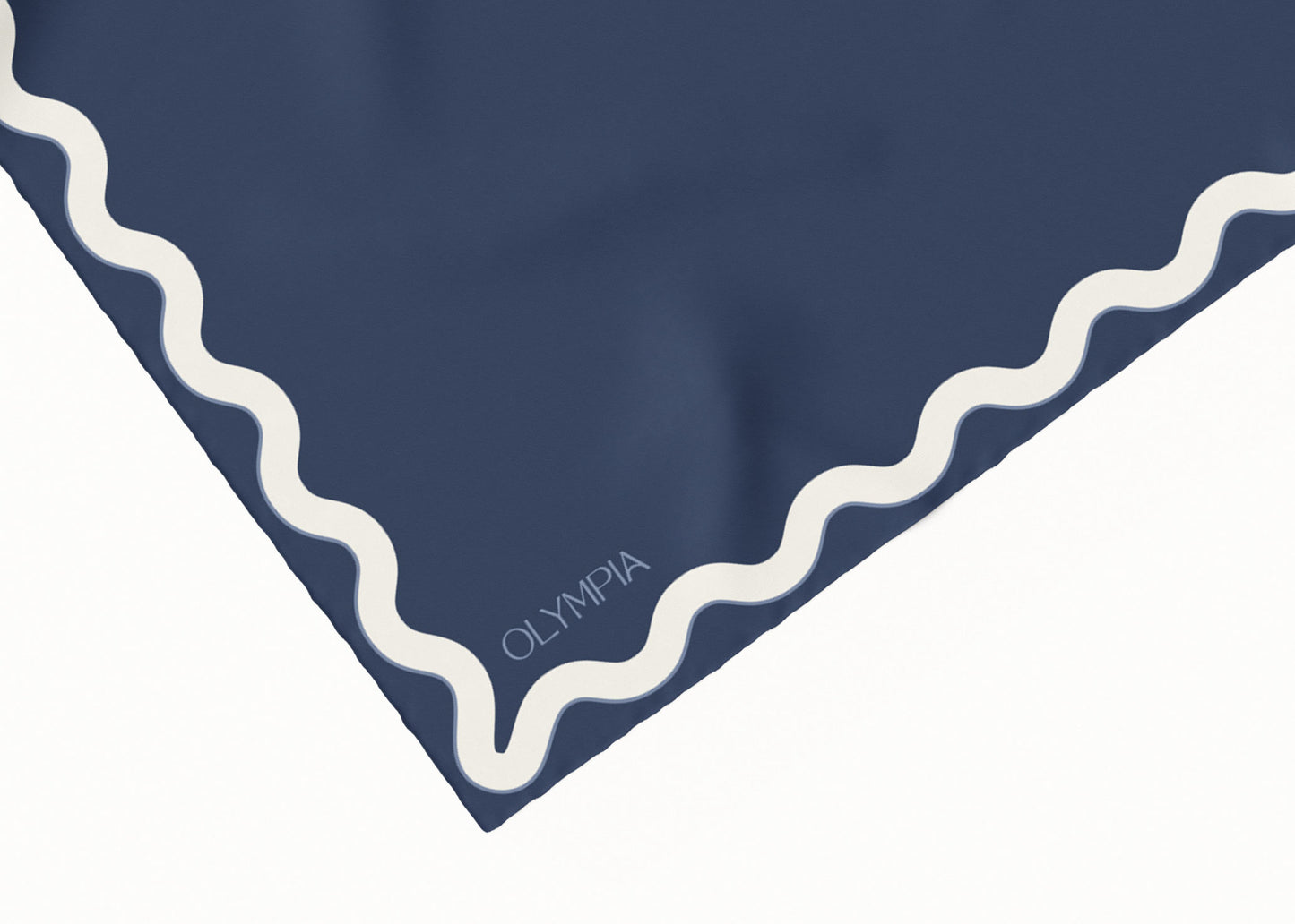 Sophie Blue Moon Silk Cotton Scarf - 54x54cm (NEW)