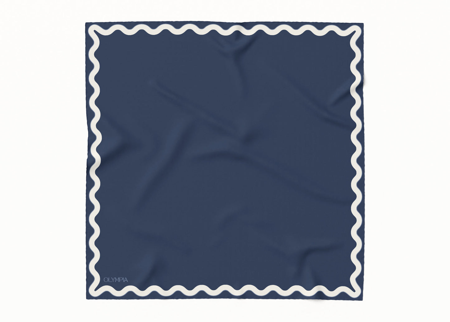 Sophie Blue Moon Silk Cotton Scarf - 54x54cm (NEW)