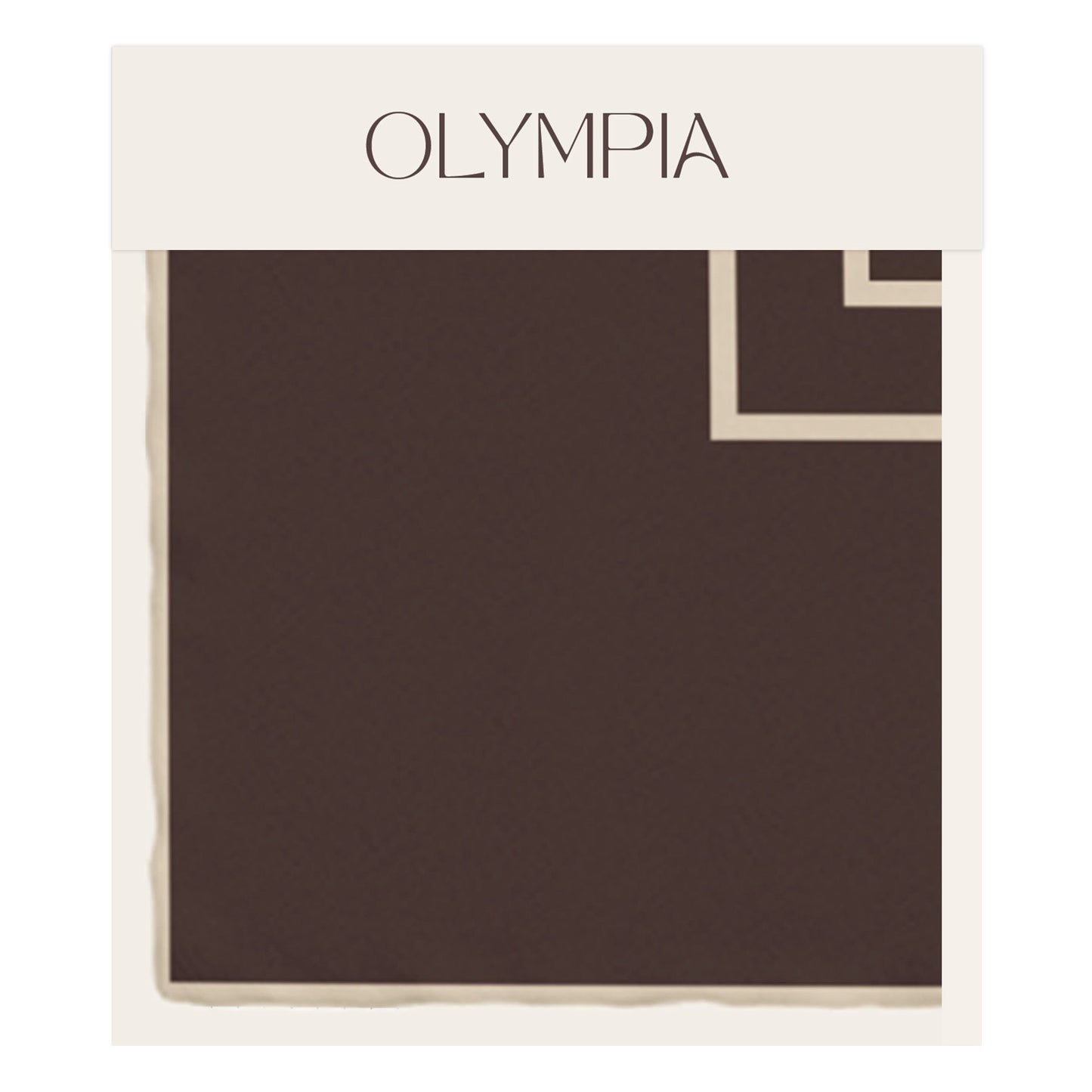 Swatch card - Chloe Midi - Dark Chocolate/Sand