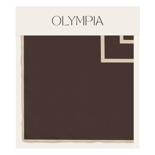 Swatch card - Chloe Midi - Dark Chocolate/Sand