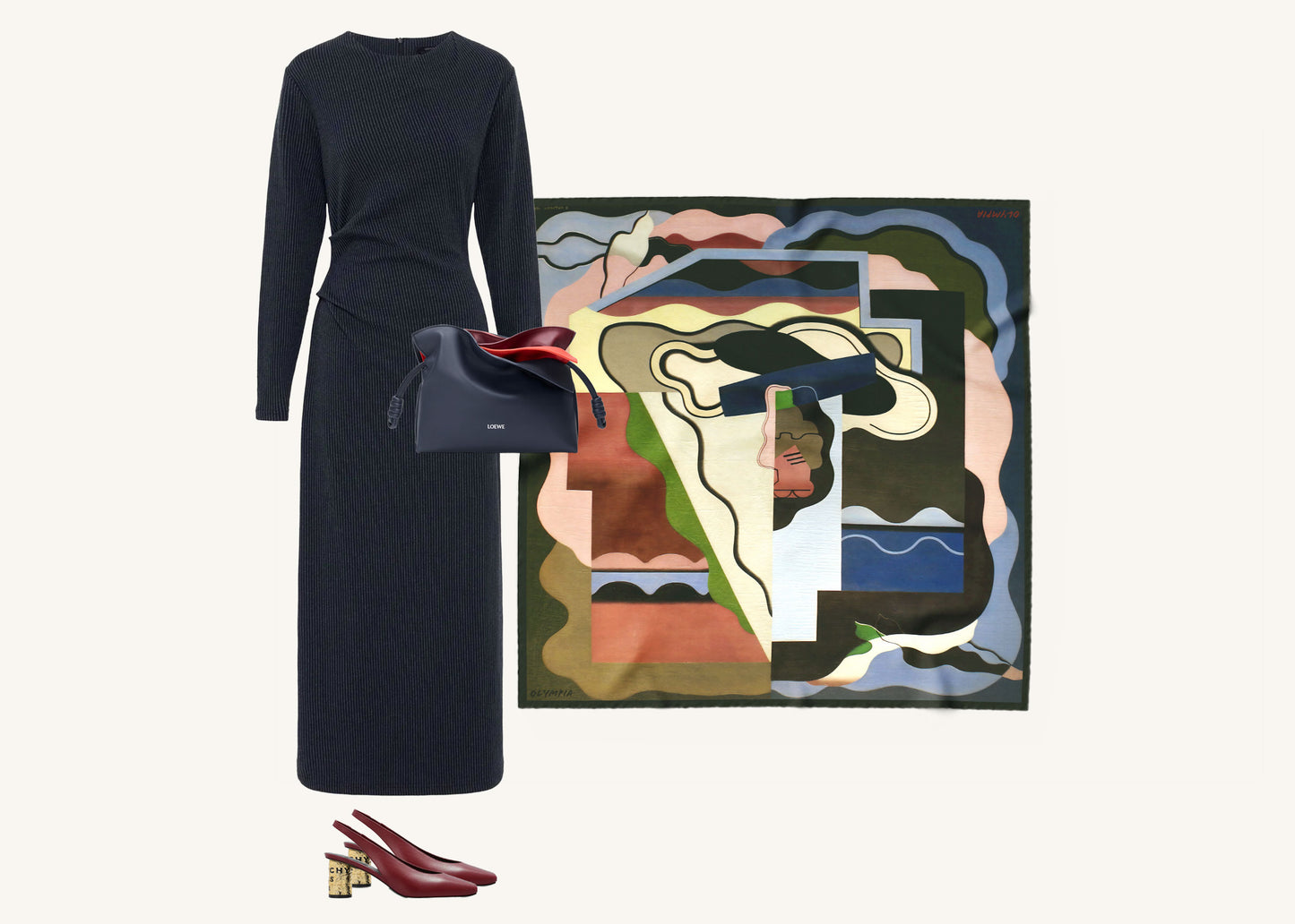 Colette Scarf (Limited Edition) - 89x89cm Silk Twill