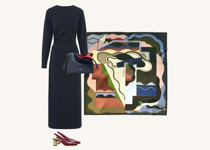 Colette Scarf (Limited Edition) - 89x89cm Silk Twill