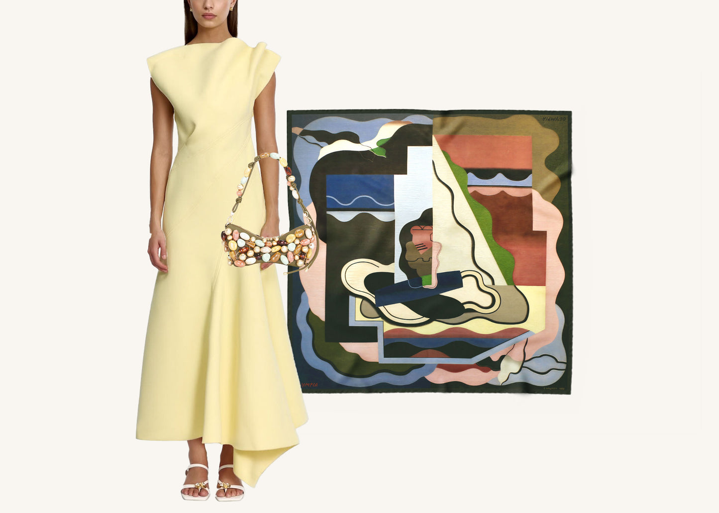 Colette Scarf (Limited Edition) - 89x89cm Silk Twill