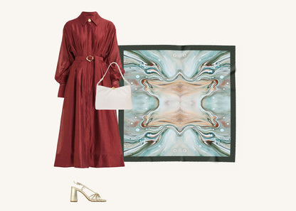 Cybele Scarf (Limited Edition) - 89x89cm Silk Twill