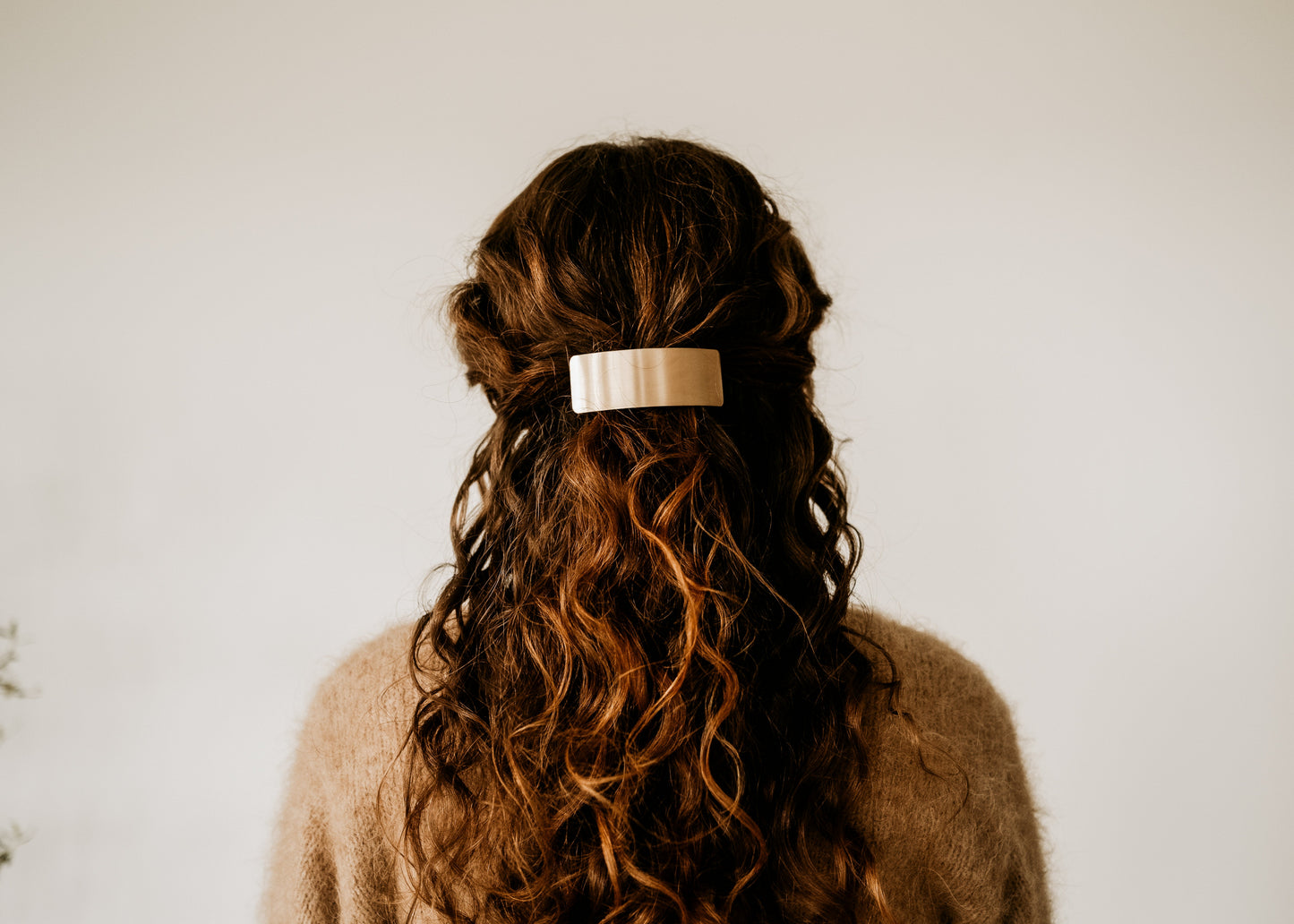 Adeline Barrette Clip - Brushed Gold - Imperfect