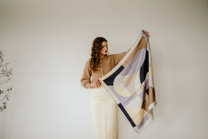 Melba Limoncello Spritz Scarf - 89x89cm Silk Twill - Limited Edition (NZ)
