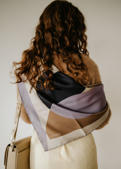 Melba Limoncello Spritz Scarf - 89x89cm Silk Twill - Limited Edition (NZ)