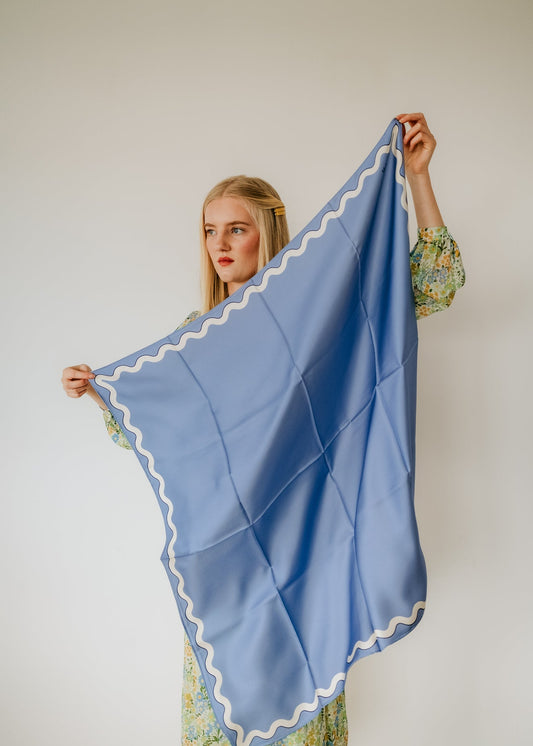 Sophie Hydrangea Scarf - 89x89cm Silk Twil