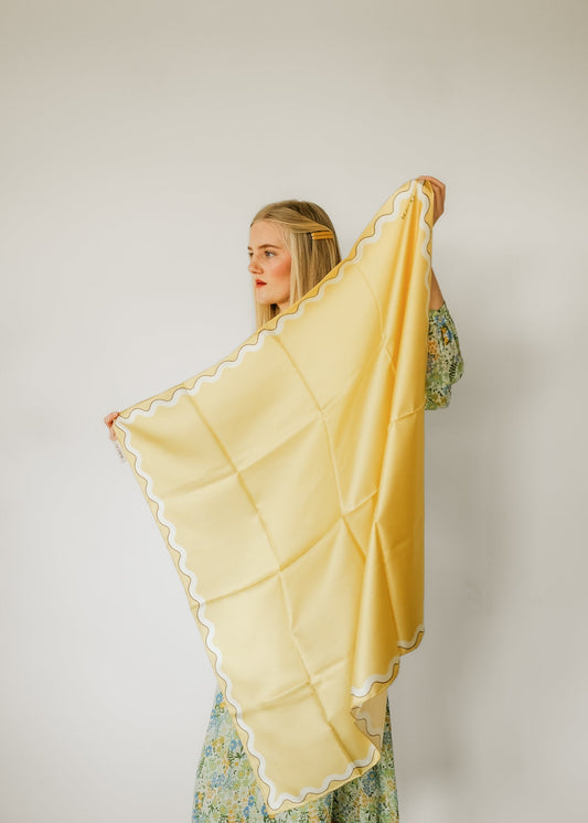 Sophie Buttercup Scarf - 89x89cm Silk Twill