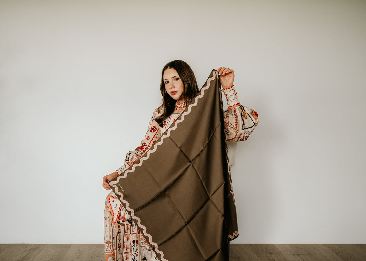 Sophie Caper/Canyon Scarf - 89x89cm Silk Twill