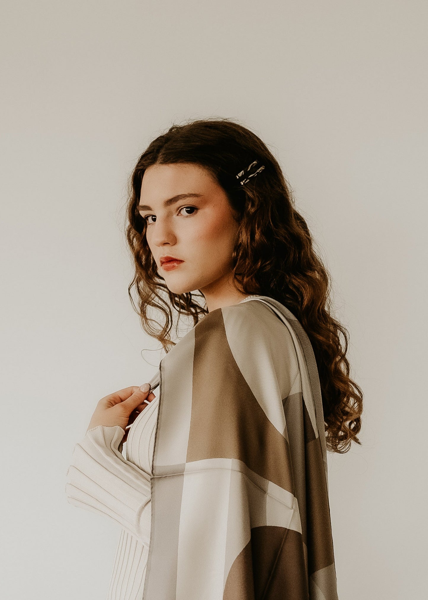 Isla Hair Clips - Black Coffee/Milky Swirl