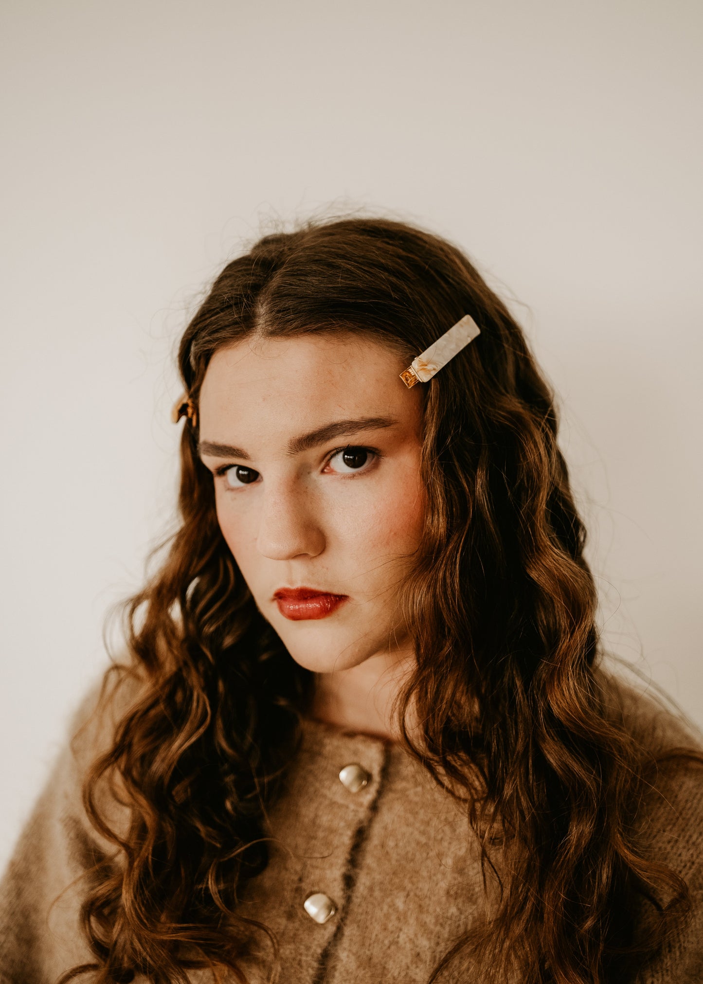 Emma Hair Clips - Vanilla Crush