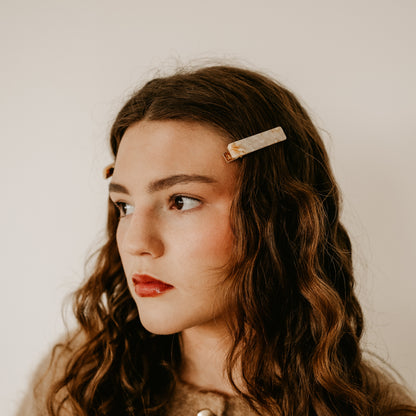 Emma Hair Clips - Vanilla Crush