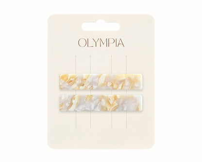 Emma Hair Clips - Vanilla Crush