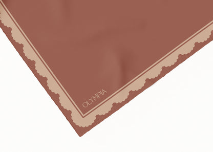 Florence Soft Clove Scarf - 54x54cm Silk Cotton