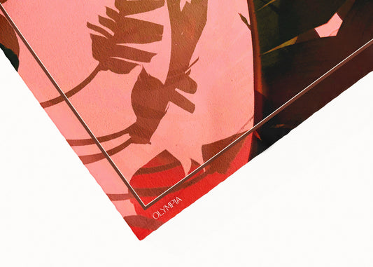 Frida Sunset Glow Silk Scarf - 89x89cm