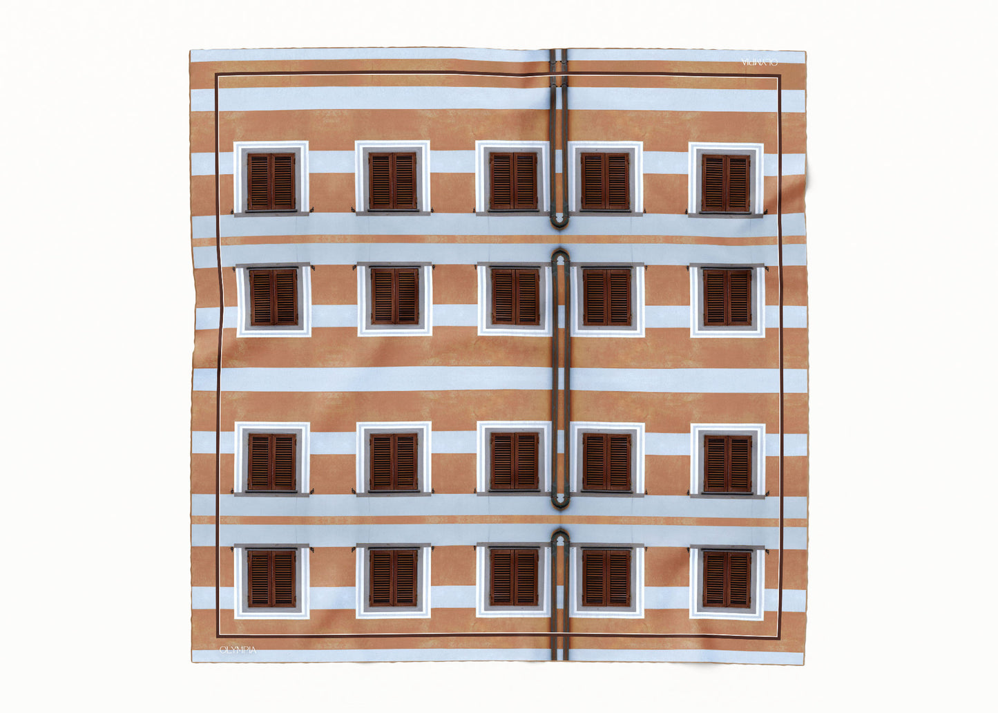 Gia Coastal Cabo Scarf - 89x89cm Silk Twill